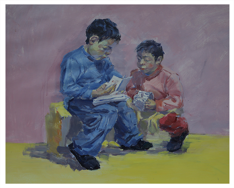 儿童时代 80x65cm 尹黎明.jpg